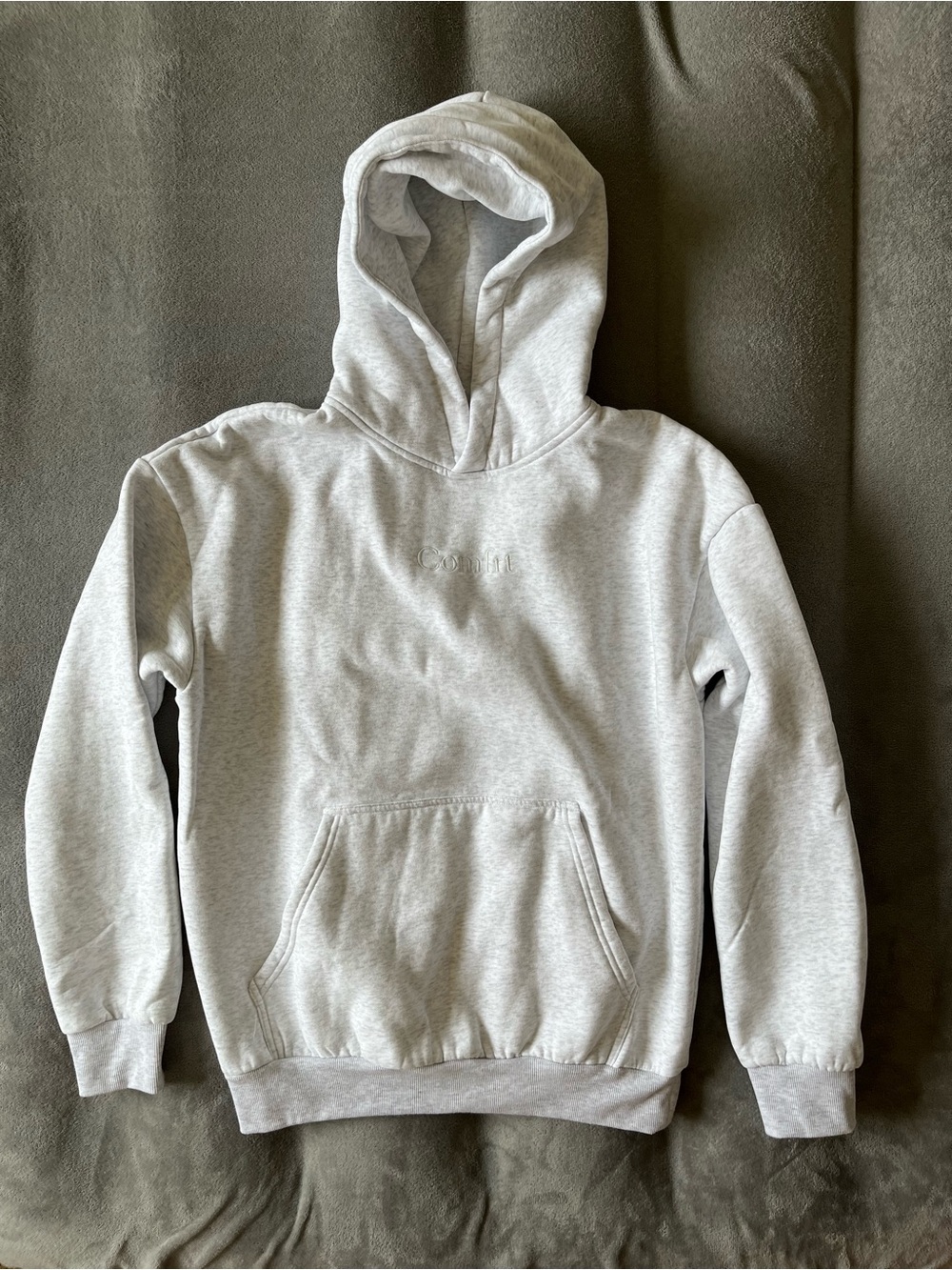 Comfrt Signiture Hoodie - Light Heather Grey - Size M